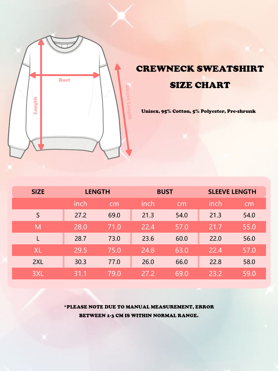 Satellite Heart Embroidered Crewneck Sweatshirt