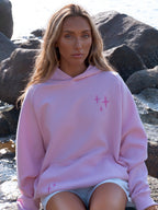 Sweat à capuche brodé aux Vibes côtières