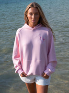 Sweat à capuche brodé aux Vibes côtières