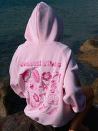 Sweat à capuche brodé aux Vibes côtières