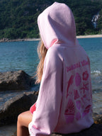 Sweat à capuche brodé aux Vibes côtières